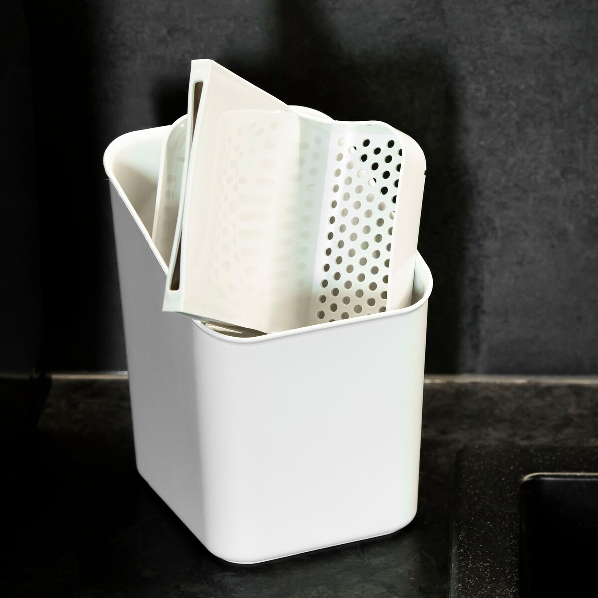 Ociekacz Na Sztućce Pojemnik Koszyk Na Przybory