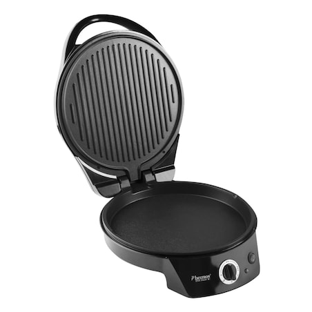 Bestron Opiekacz do pizzy/grill stołowy APZ400Z, 1800 W, czarny