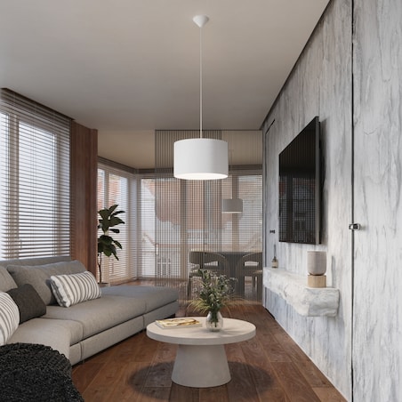 Lampa wisząca NOVA 40 biała