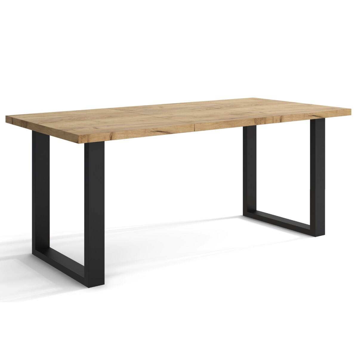 Stół rozkładany Timi 80x120/170 craft złoty + nogi czarne