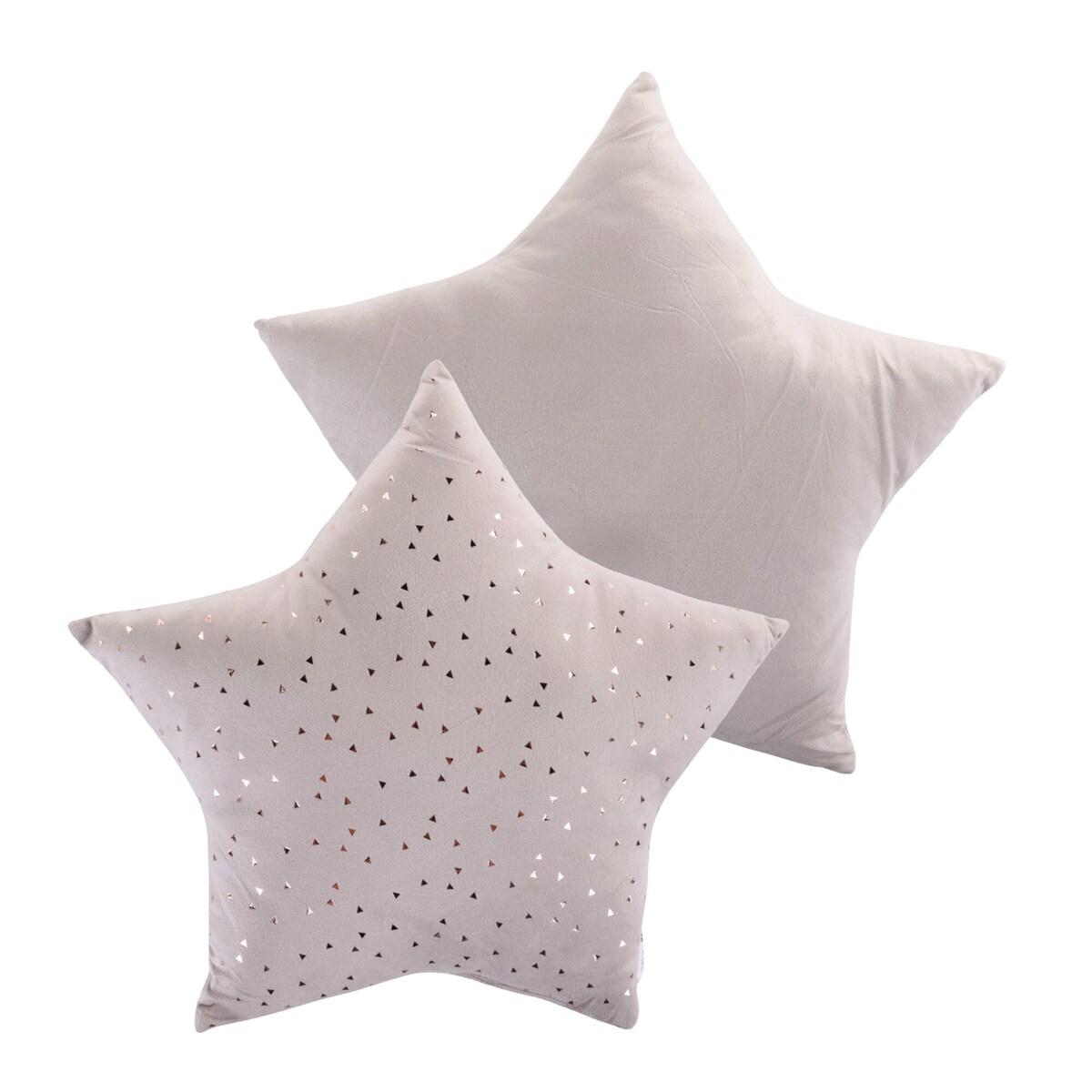 Dekoracyjna poduszka aksamitna z metalicznym wzorem