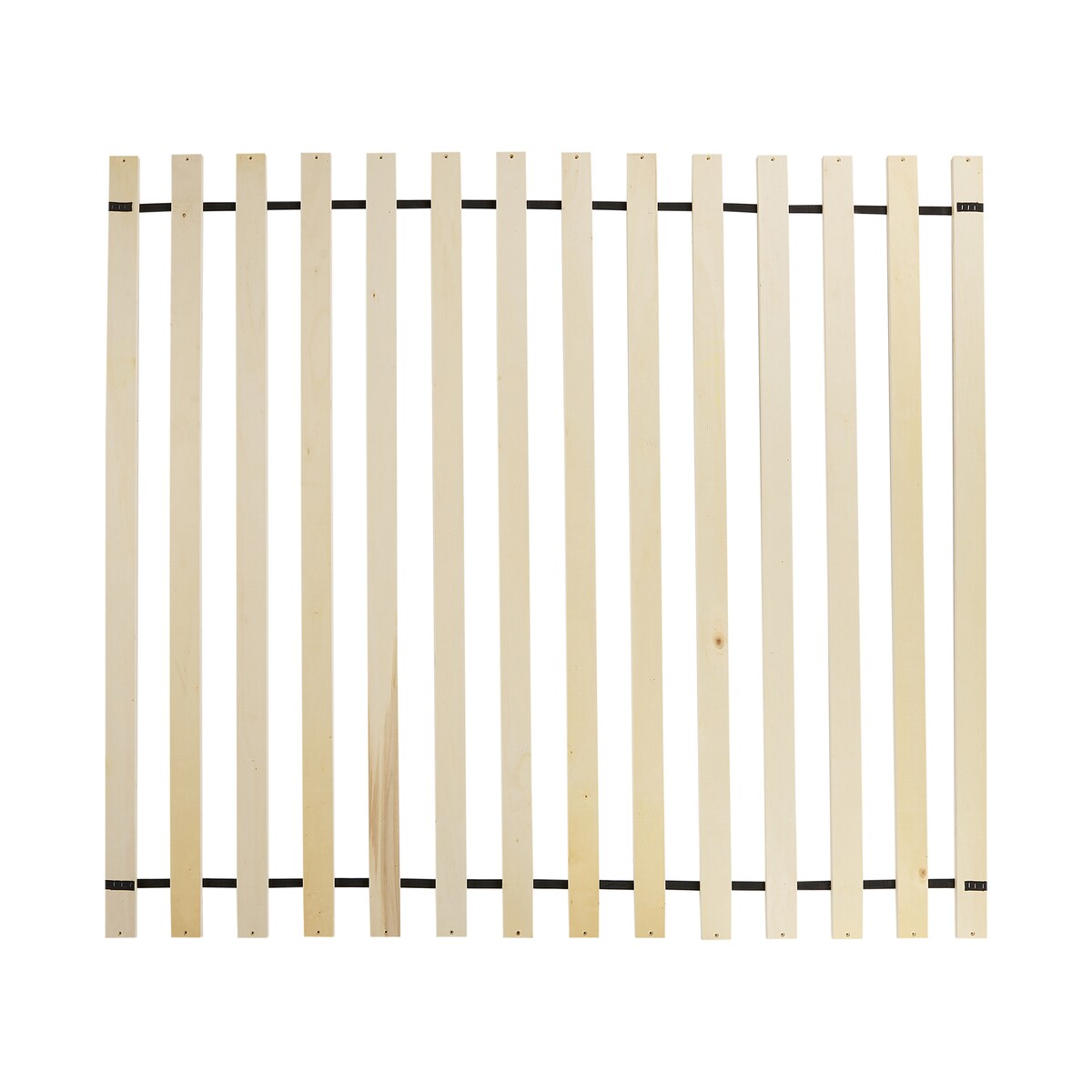 Łóżko Rattan BOUSSICOURT 160 x 200 cm Jasnobrązowy