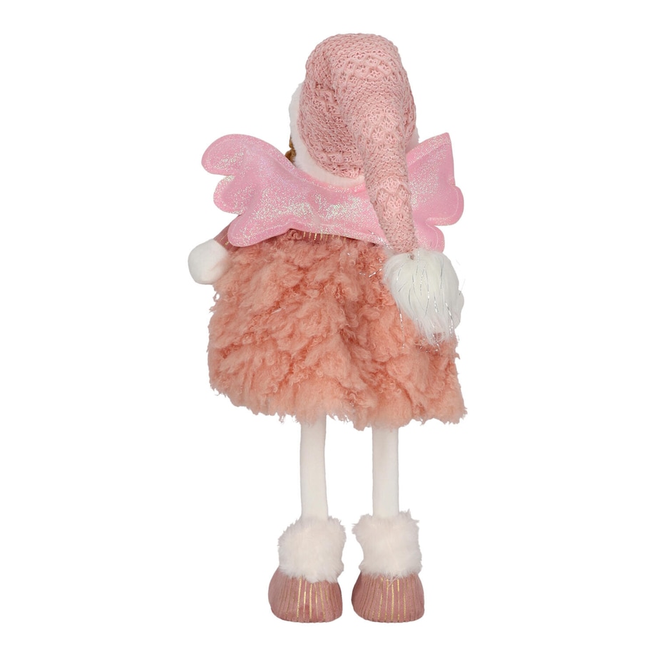 ŚWIECĄCA FIGURKA Aniołek LED 69 cm świąteczna róż