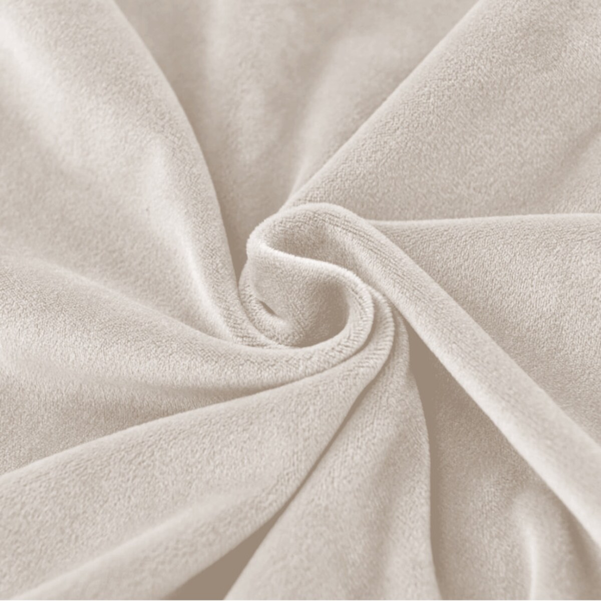 POKROWIEC NA SIEDZISKO 40x40cm CHŁODNY BEŻ WELUR ELASTYCZNY [60S-CP]