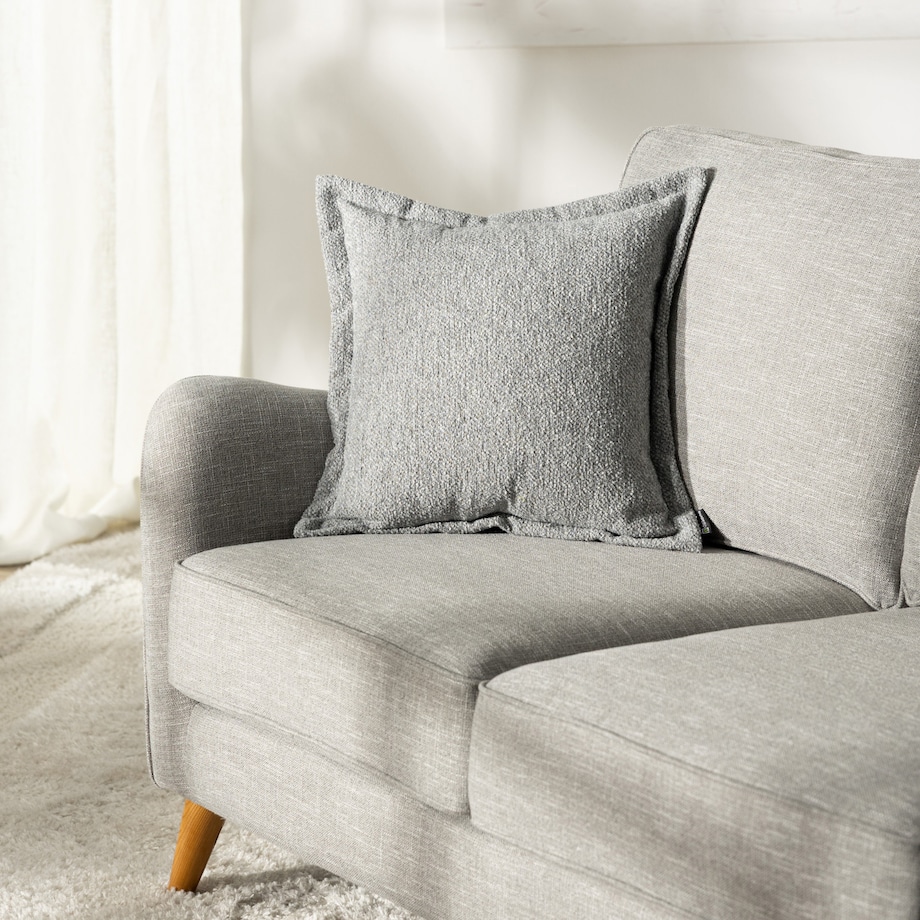 Poszewka Mona na poduszkę 45x45 szary melanż