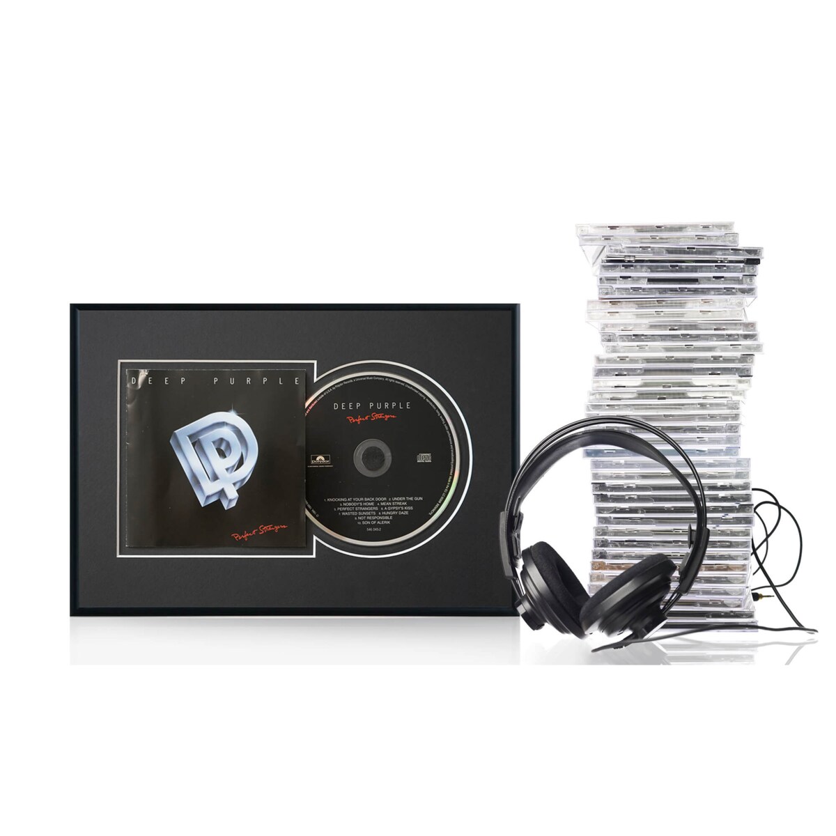 Ramka na płytę CD w kolorze czarnym. Ramka aluminiowa o rozmiarze 21x30 cm LUCA®