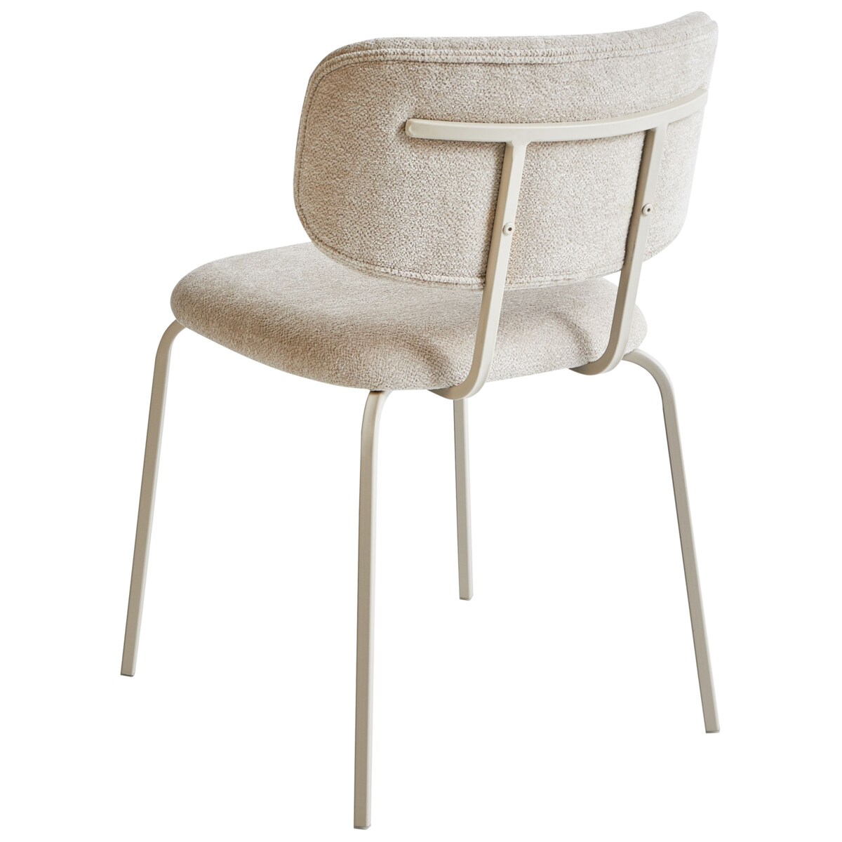 Zestaw 2 krzeseł do jadalni IRINS Szenil Jasnobeżowy