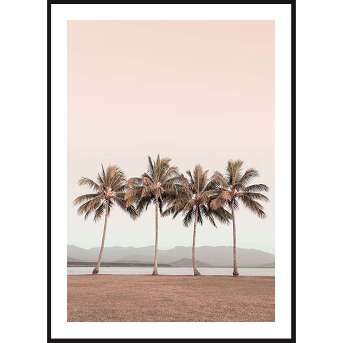 Poster Story, Plakat, Obraz - Palmy na Plaży, wymiary 50 x 70 cm