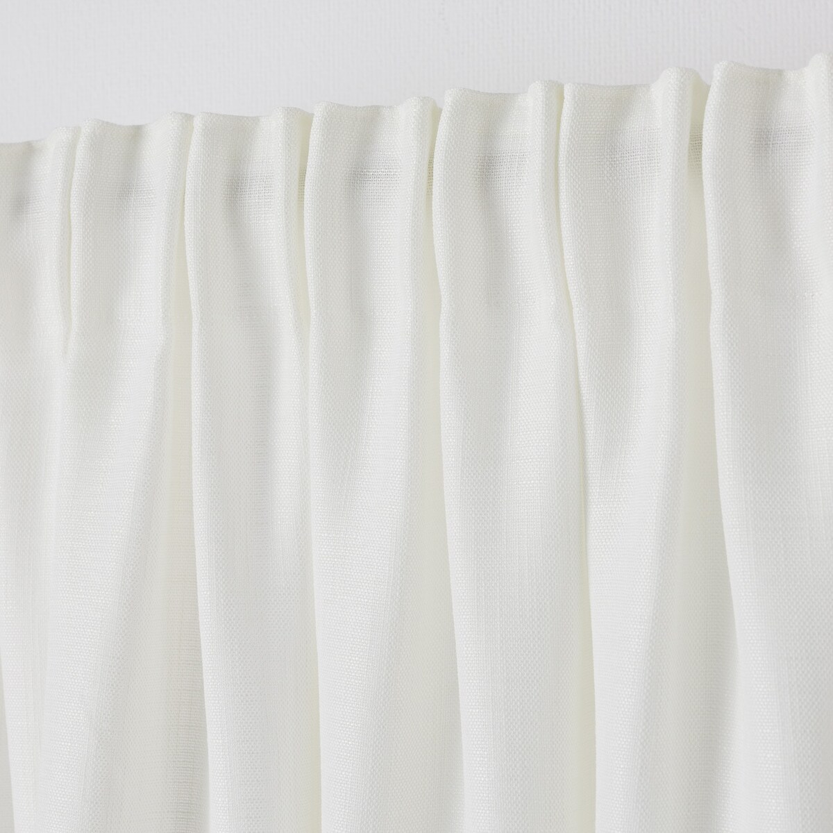 Zasłona na taśmie marszczącej strukturalna ecru 140 x 280 cm 1 szt. 140x280 biały