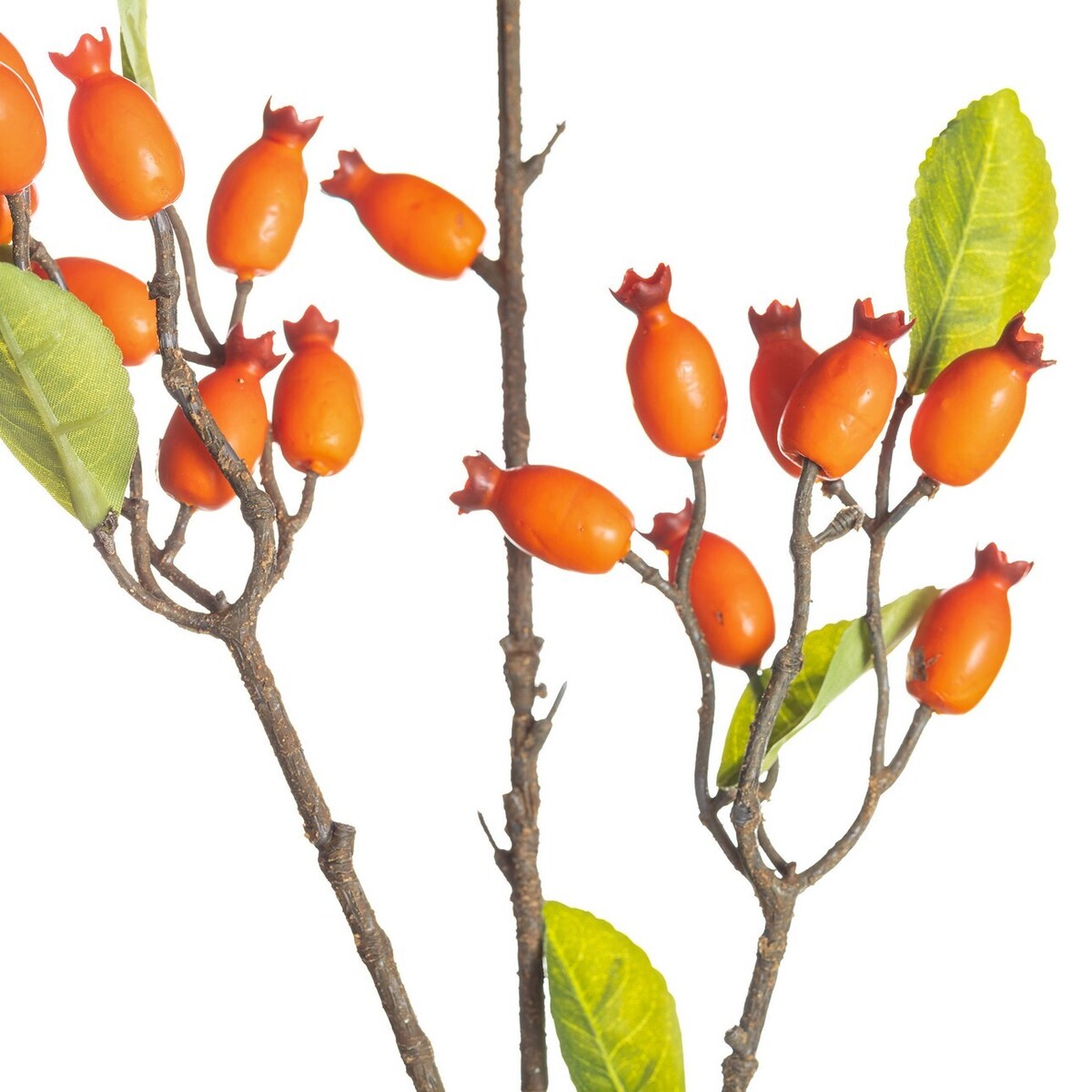 Dekoracja Dzika Róża 70cm orange, 10 x 10 x 70 cm