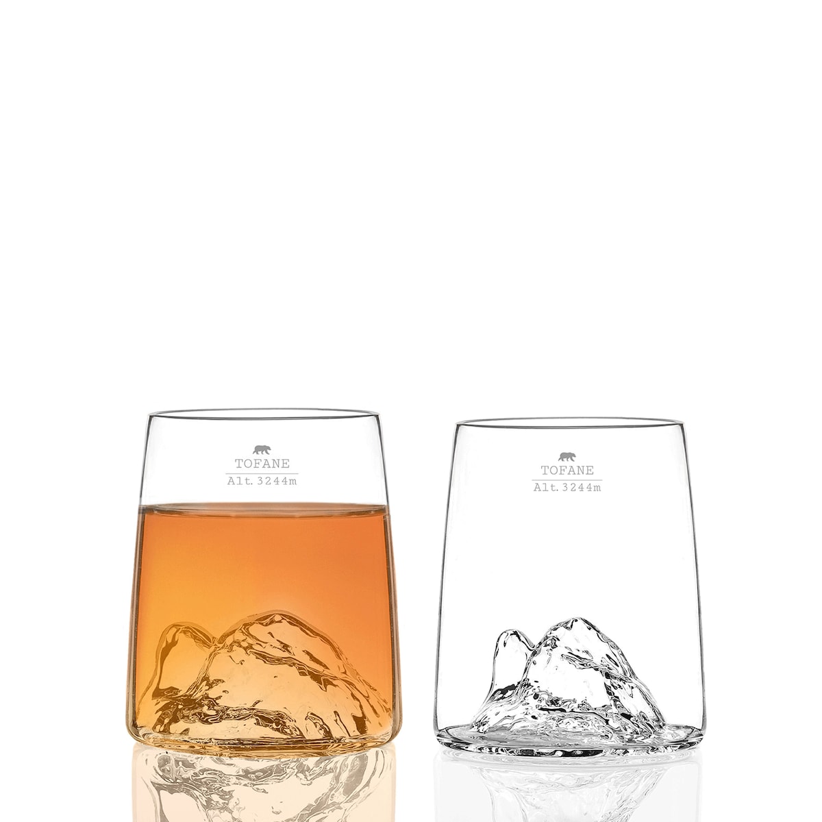 Zestaw 4 kieliszków - Topographic - Italian Edition