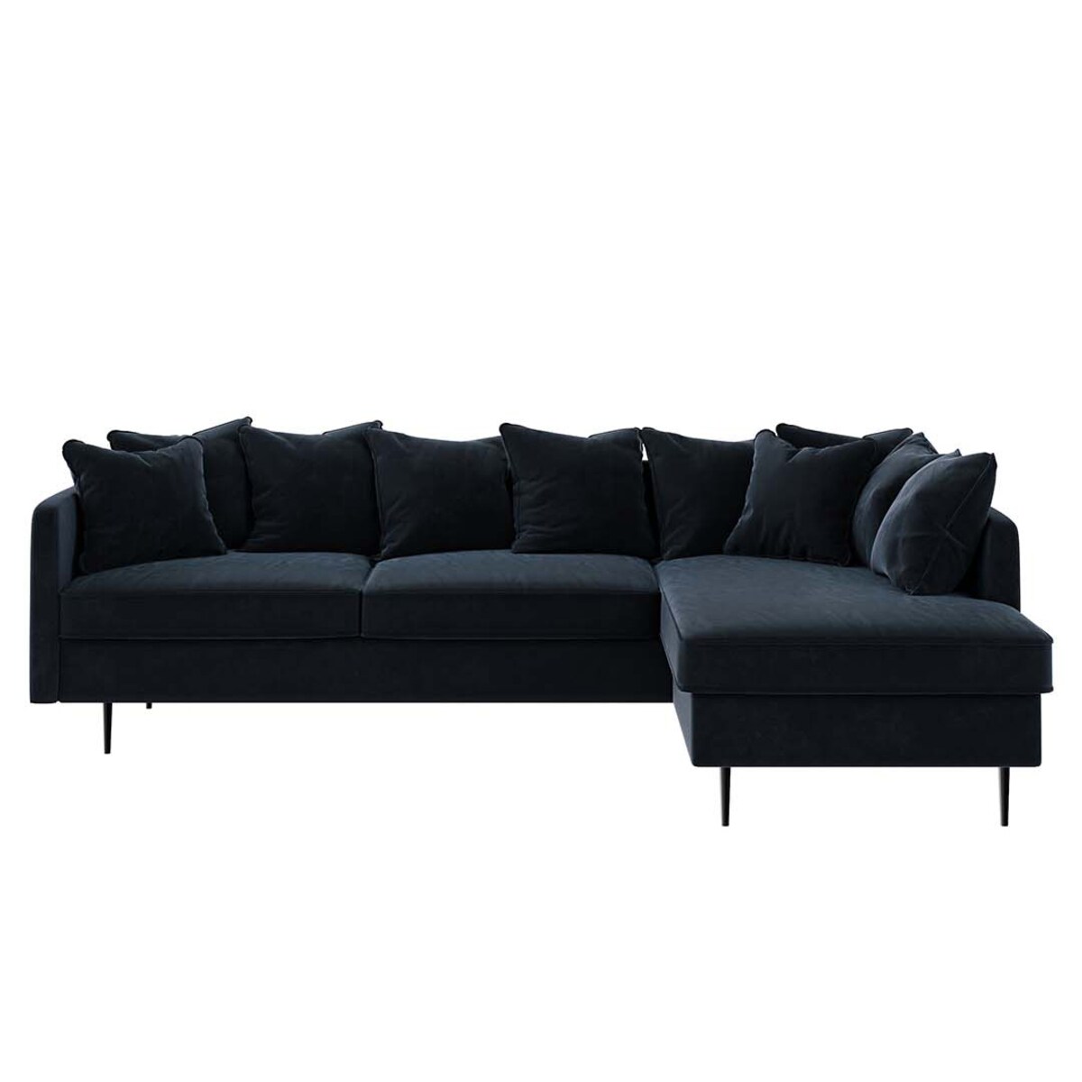 Esme Sofa narożna - ciemnoniebieska