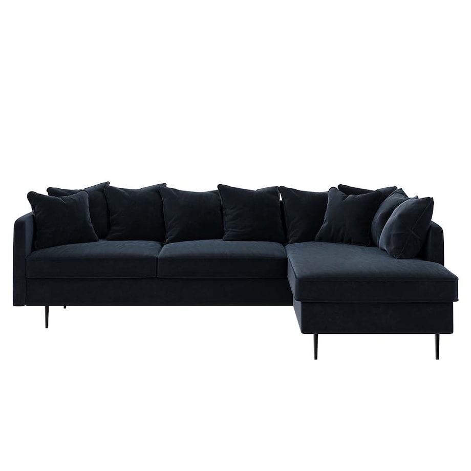 Esme Sofa narożna - ciemnoniebieska