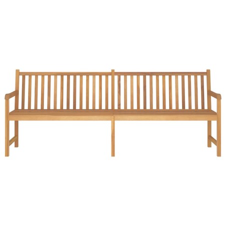 vidaXL Ławka ogrodowa, 228 cm, lite drewno tekowe