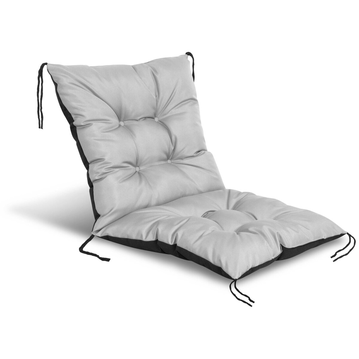 Poduszka Ogrodowa Na Krzesło Fotel 50X50X50 Cm Wodoodporna Pikowana Wiązana