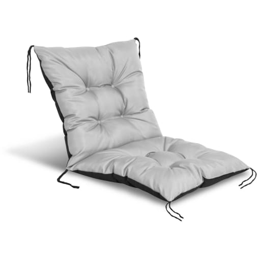 Poduszka Ogrodowa Na Krzesło Fotel 50X50X50 Cm Wodoodporna Pikowana Wiązana