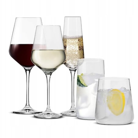 Komplet szkła stołowego Avant-Garde KROSNO 20 elementów