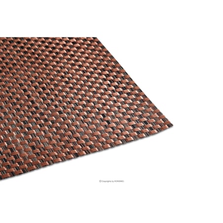 Konsimo ESELLA Zestaw podkładek 4szt., brązowy