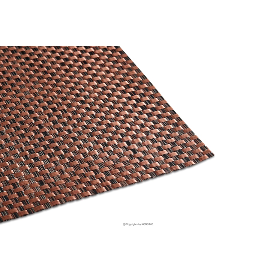 Konsimo ESELLA Zestaw podkładek 4szt., brązowy