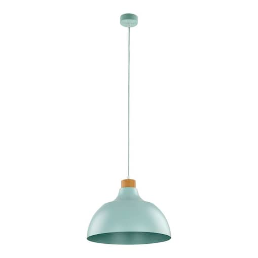 Lampa wisząca TK Lighting CAP MINT 5901 miętowa E27 34 cm do salonu, kuchni i jadalni