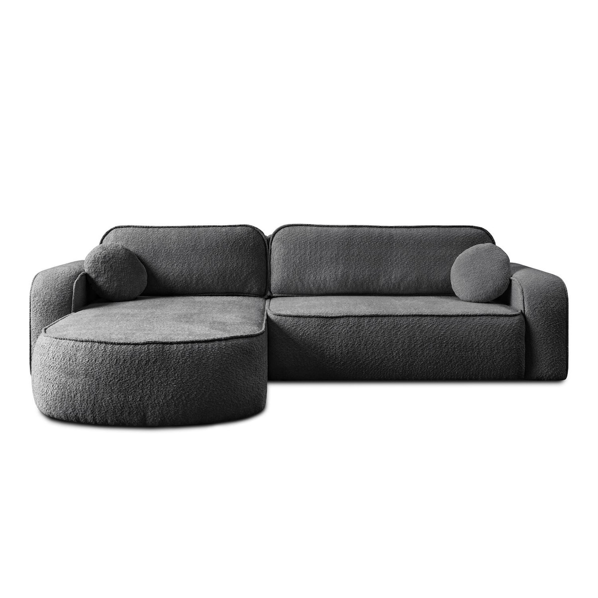 Rozkładany narożnik VENUS II z pojemnikiem na pościel, Coral 80