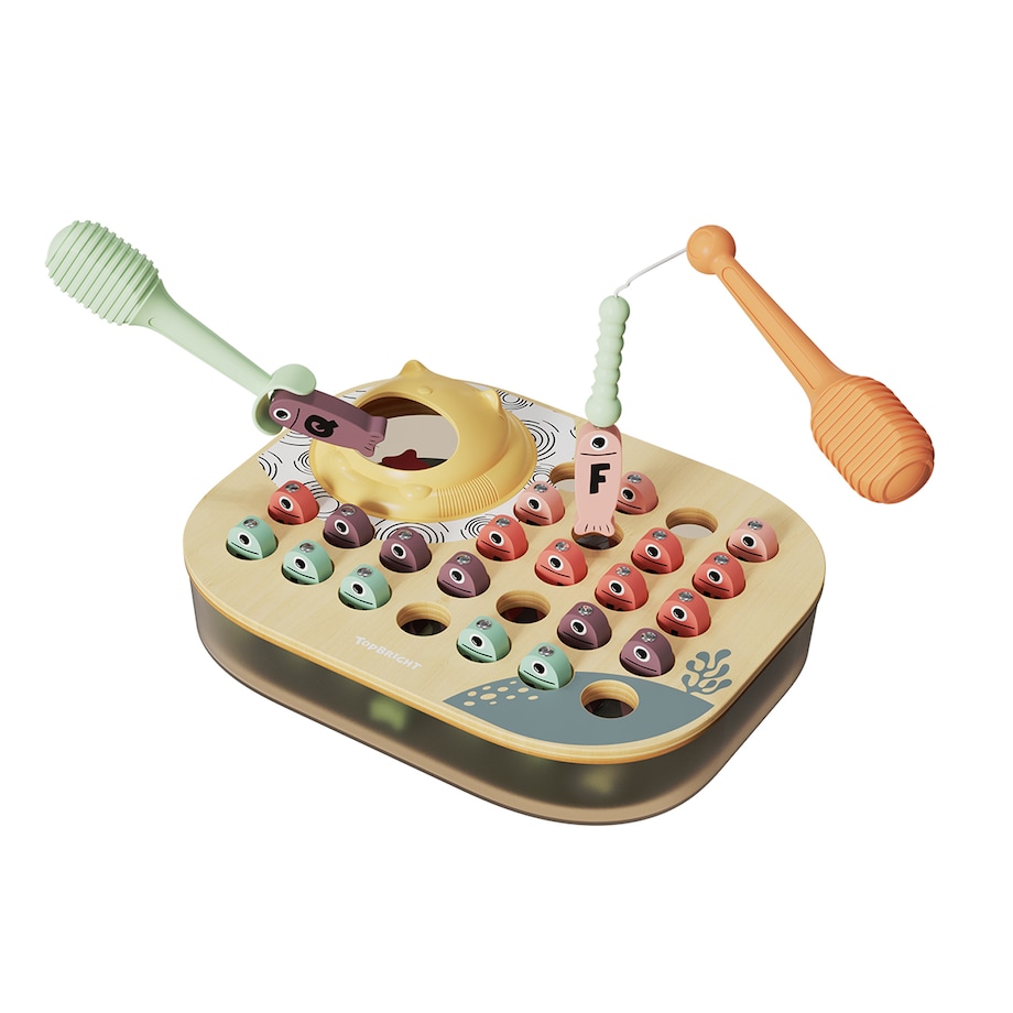 Łowimy rybki ABC gra zręcznościowa na magnes 24 mies.+ Top Bright