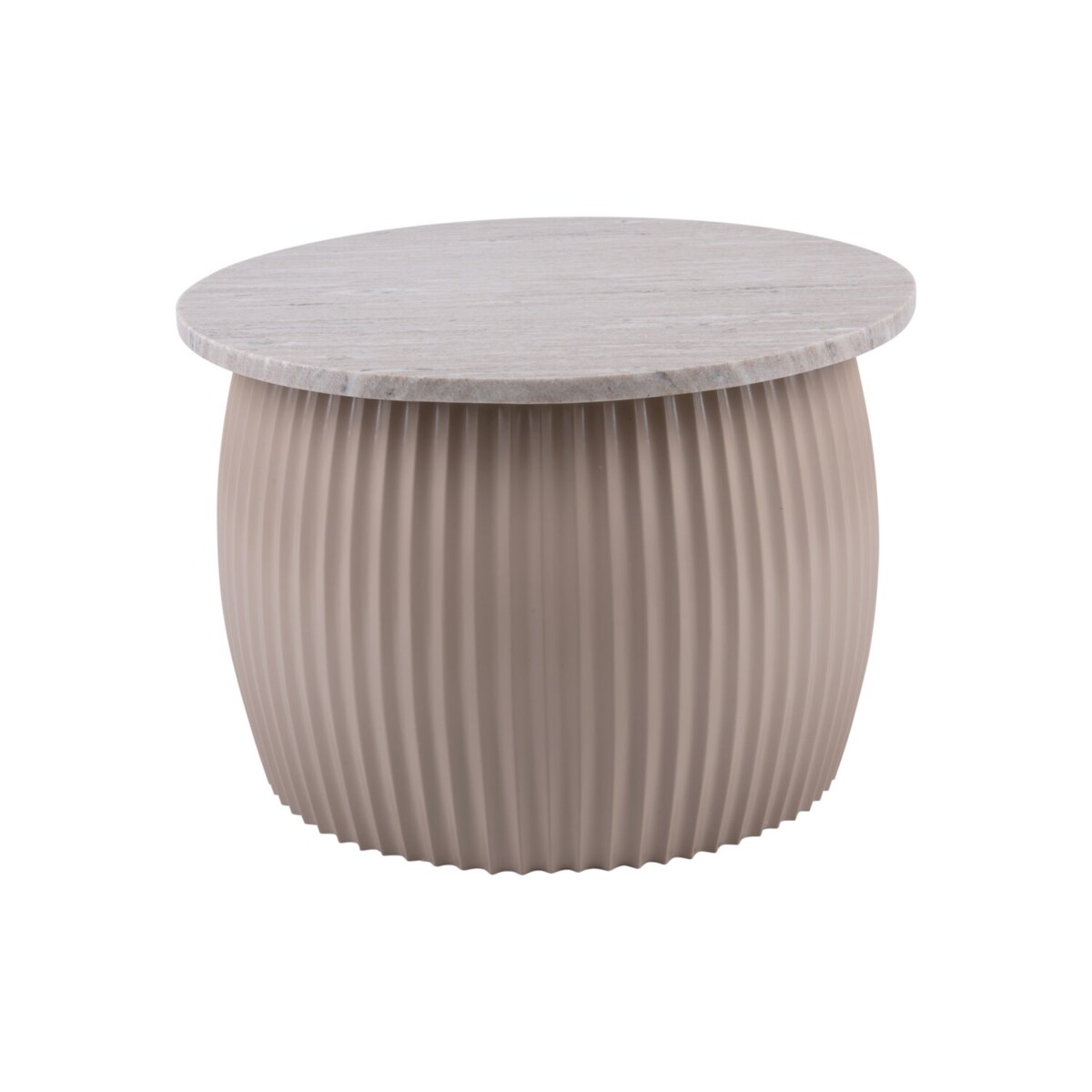 Stolik kawowy okrągły LUSCIOUS, marmurowy blat, Ø 52 cm