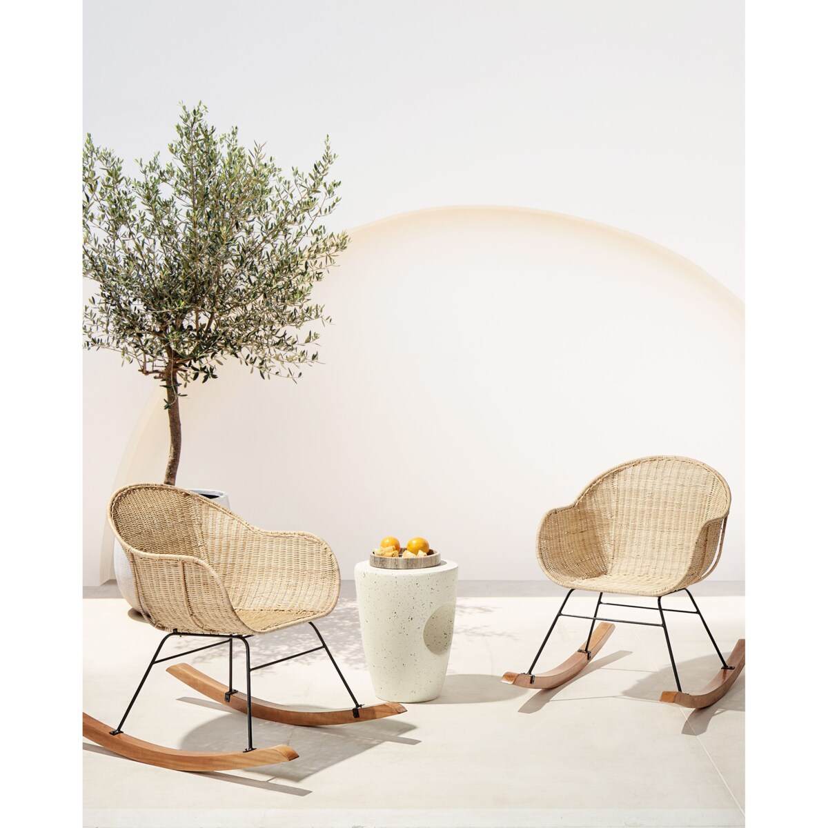 Fotel bujany Naturalny LAVINIO