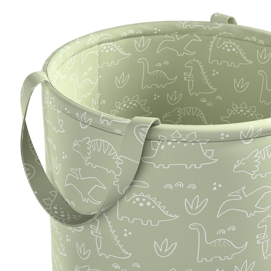 Kosz na zabawki Tobi, zielony, 30x40cm, Magic Collection