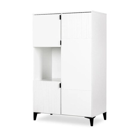 Komoda dla dzieci MIA MAXI 80 biała/czarna