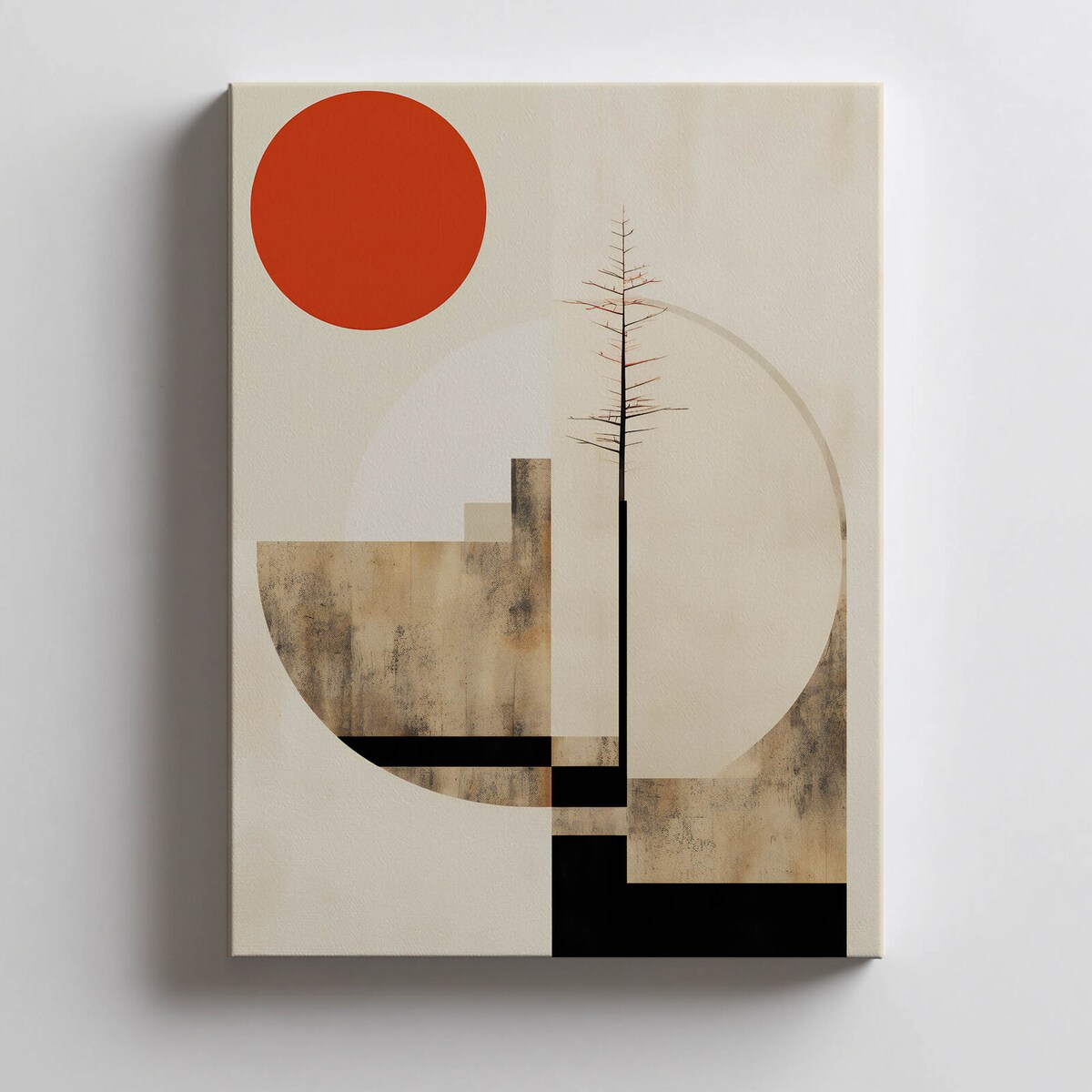 Harmonia Minimalizmu, 30x40 cm, bez ramy, płótno premium na blejtramie