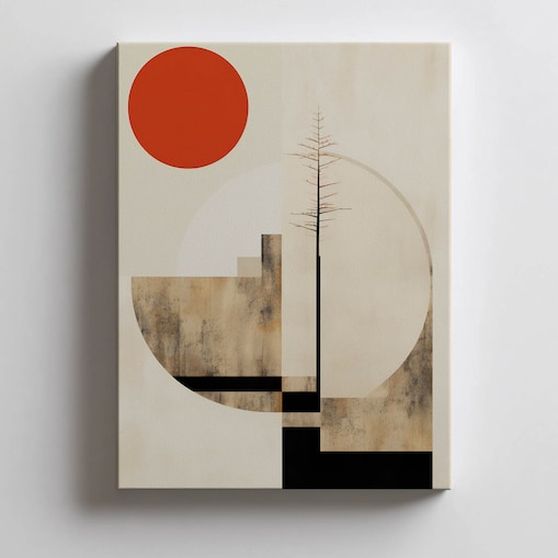 Harmonia Minimalizmu, 30x40 cm, bez ramy, płótno premium na blejtramie