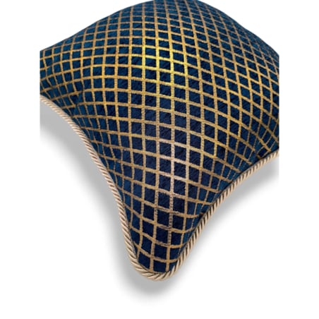 Granatowo-złota poduszka dekoracyjna 45x45 Beatrix