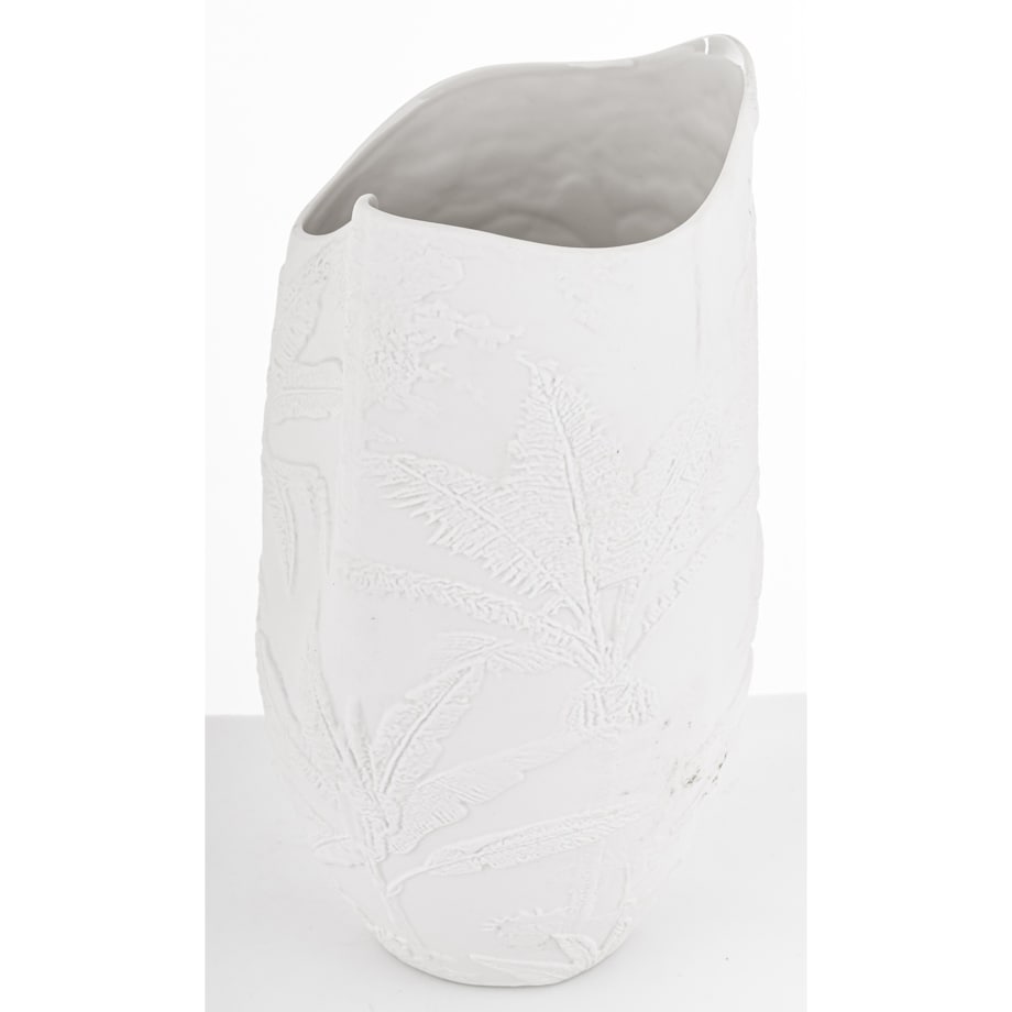 Wazon porcelanowy 36x19x16 cm MELINDA biała