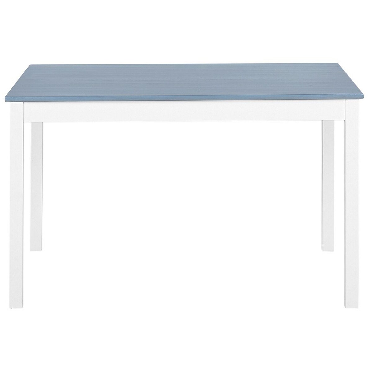 Zestaw do jadalni stół i 4 krzesła drewniany biały MOANA