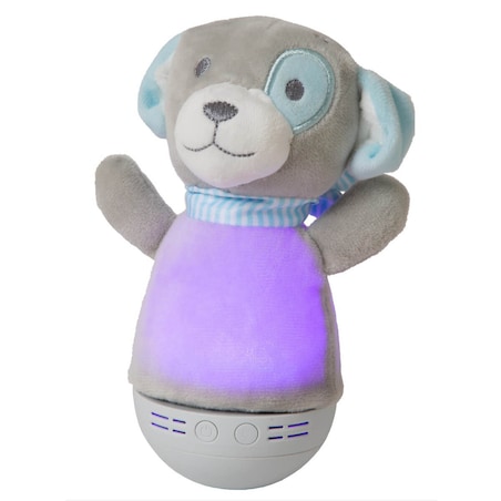 Lampka nocna piesek Dolly 77500/01/36 Lucide LED RGB 4,5W niebieska szara