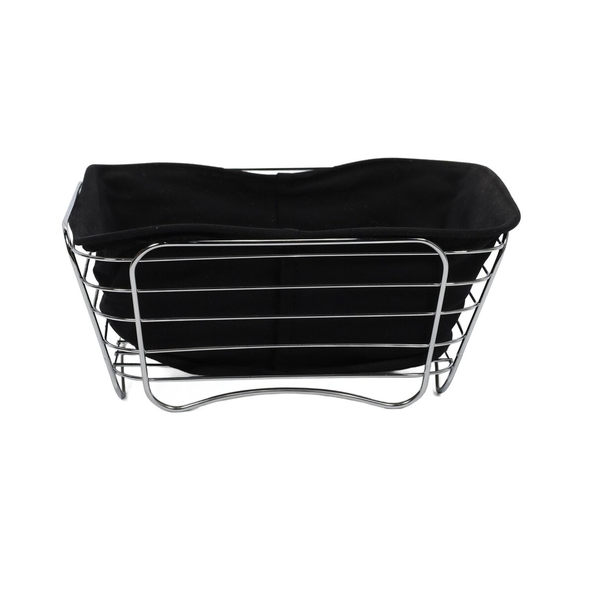 Koszyk metalowy na pieczywo i owoce 11x26x26 cm BLACKY-2 czarny