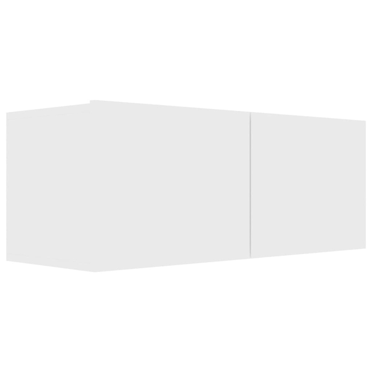 vidaXL Zestaw 6 szafek telewizyjnych, biały, materiał drewnopochodny