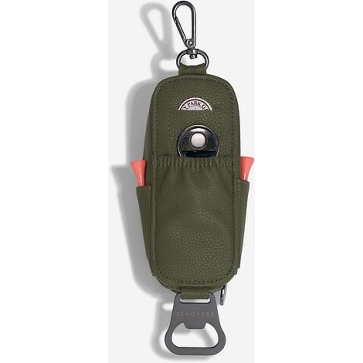 Uchwyt na piłki i podpórki golfowe Stackers oliwkowy