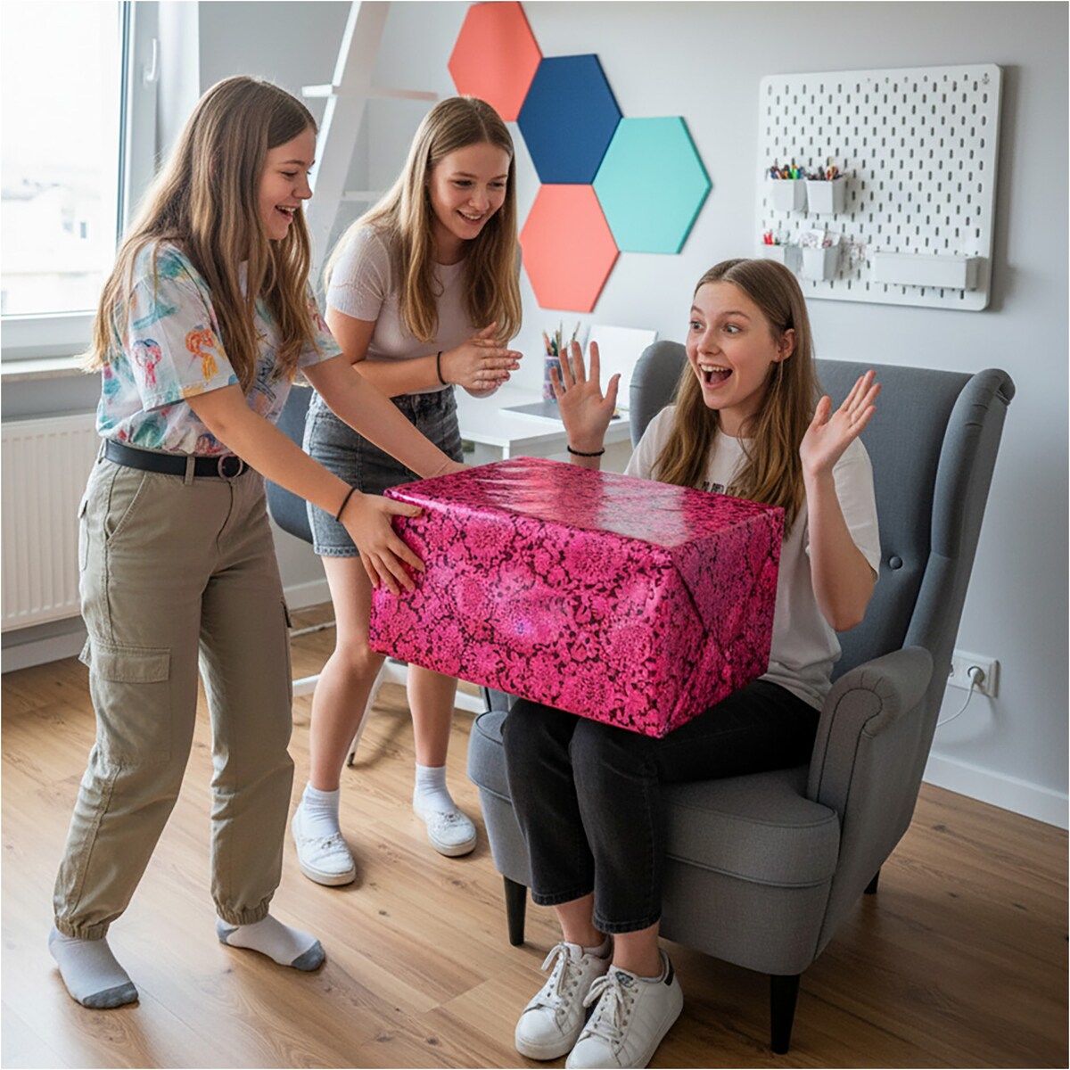 Papier Prezentowy Do Pakowania Prezentów 25 m MEGAROLKA Świąteczny Do Paczek Ozdobny Urodzinowy