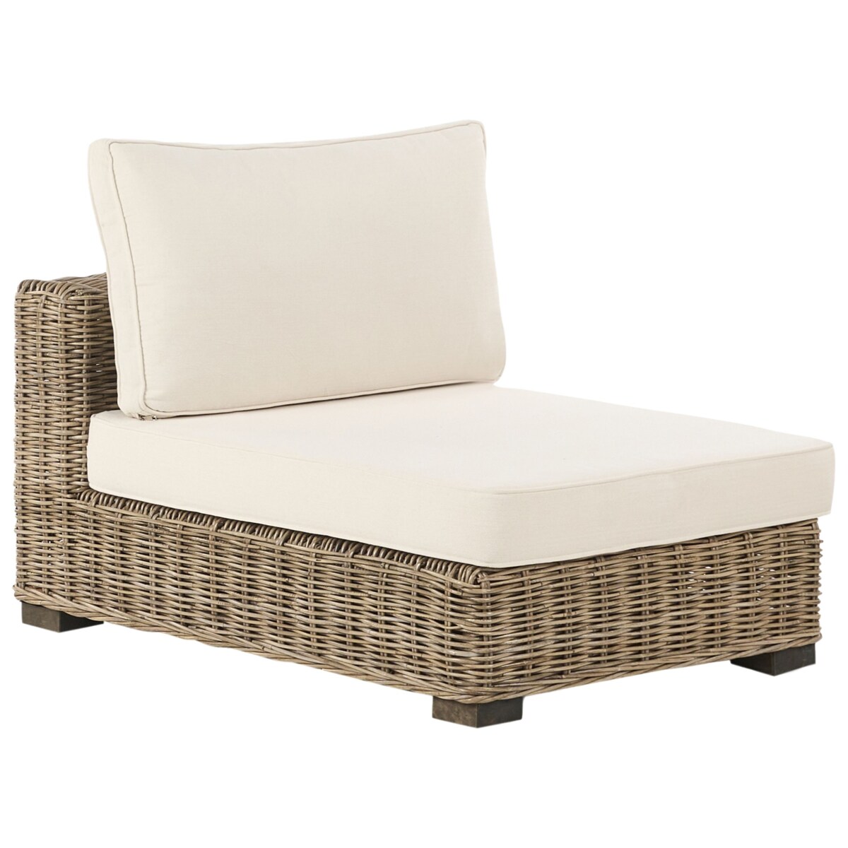 Zestaw wypoczynkowy ogrodowy VARALLO Rattan Szary