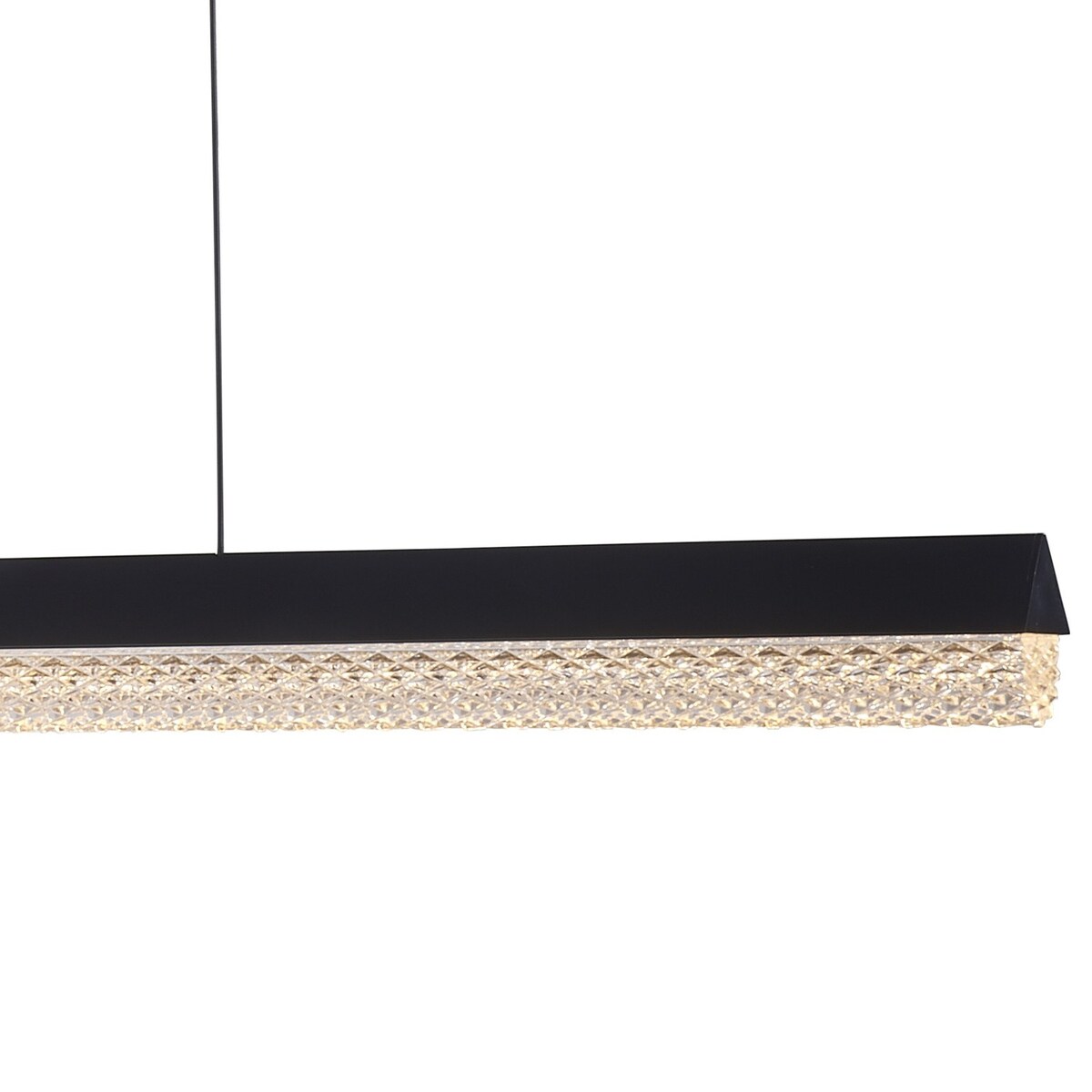 Lampa wisząca ANABELLA LED czarna 120 cm