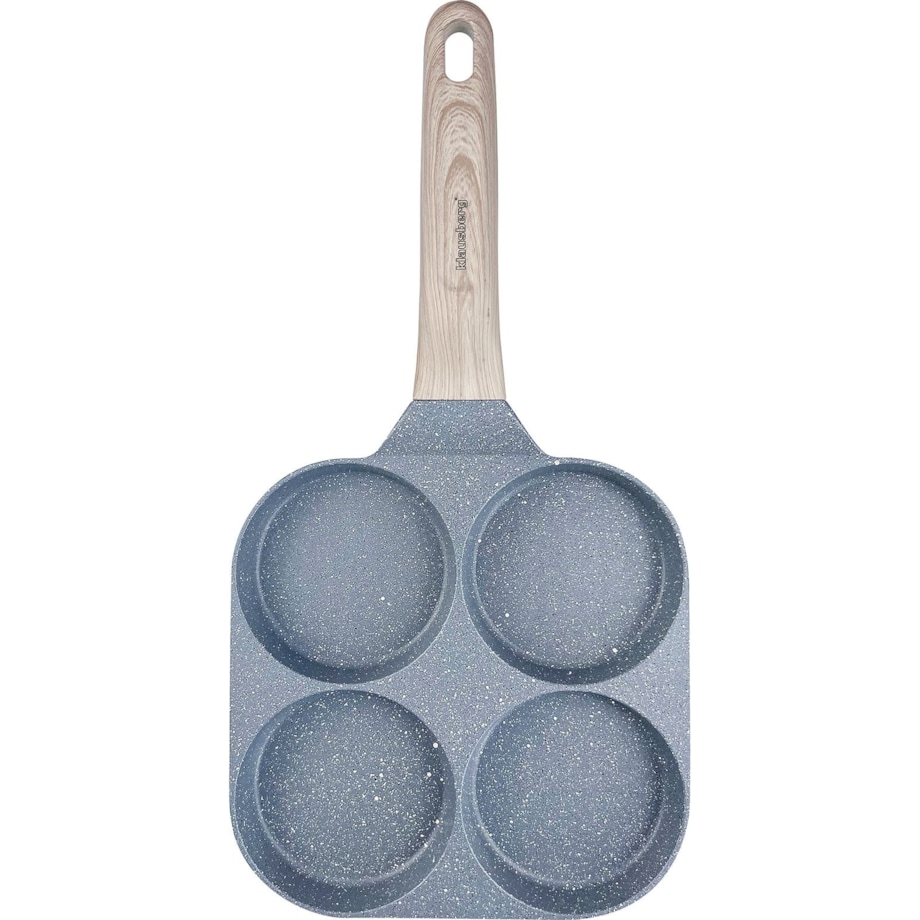 Patelnia marmurkowa 4 w 1 do naleśników jajek placków pancake 18cm SZARA KLAUSBERG