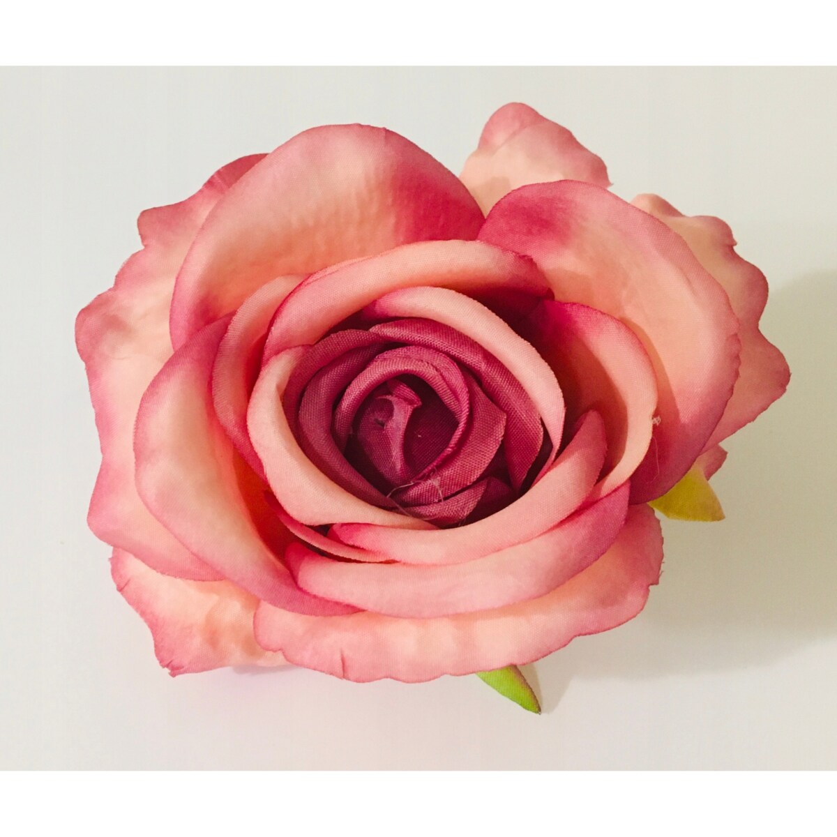 6x Róża sztuczna wyrobowa do wiązanek główka pąk święta kwiaty róże duże