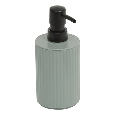 Komplet łazienkowy 300 ml z podstawką 17x16x8 cm FLIK zielony