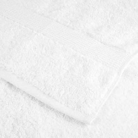 vidaXL Ręczniki premium, SOLUND, 2 szt., białe, 100x150 cm, 600 g/m²