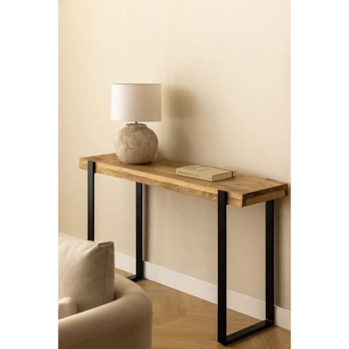 Konsola drewna mango i stali Kiren 120 cm