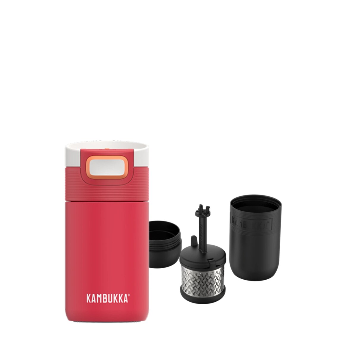 Kambukka kubek termiczny z zaparzaczem do herbaty Caution: Hot 300ml