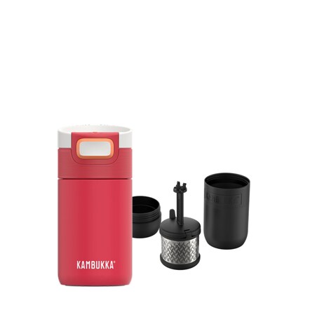 Kambukka kubek termiczny z zaparzaczem do herbaty Caution: Hot 300ml