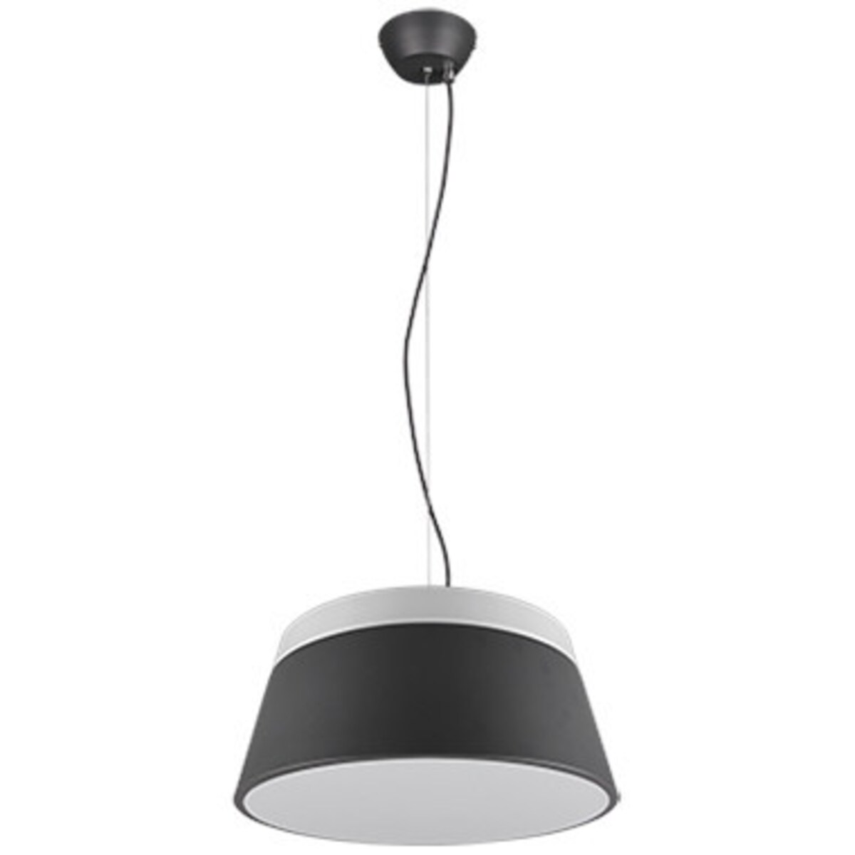 LAMPA wisząca BARONESS 308900342 Trio okrągła OPRAWA zwis metalowy grafitowy